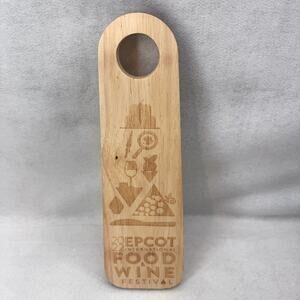 Disney Parks 2022 Epcot International Food & Wine Festival Wooden Serving Board